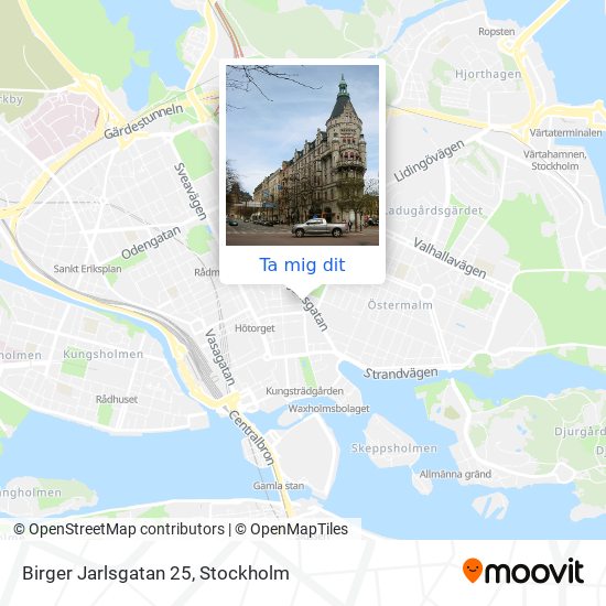 Birger Jarlsgatan 25 karta