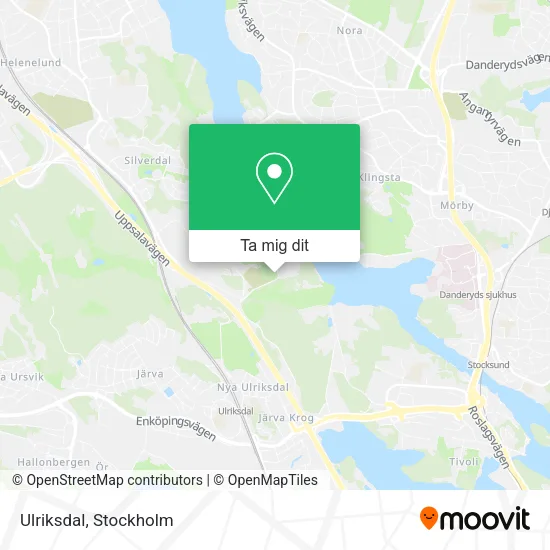 Ulriksdal karta