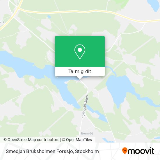 Smedjan Bruksholmen Forssjö karta
