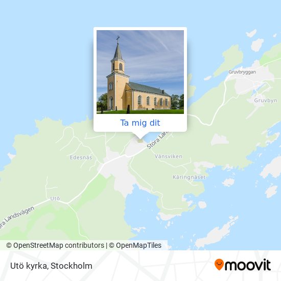 Utö kyrka karta