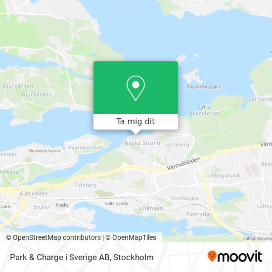 Park & Charge i Sverige AB karta