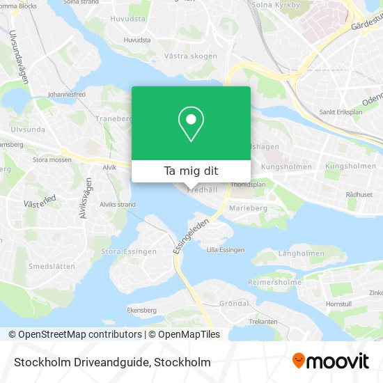 Stockholm Driveandguide karta