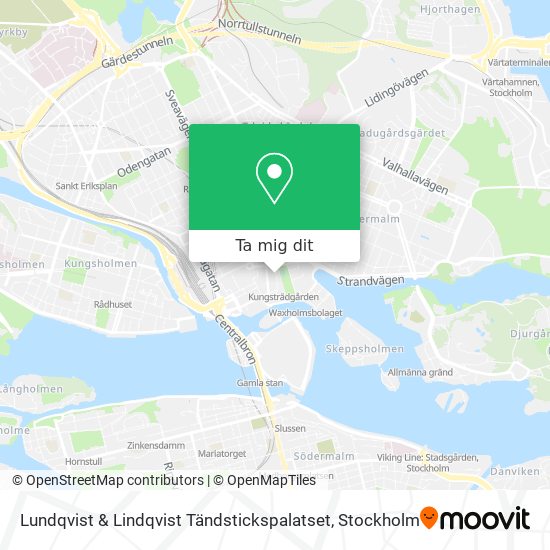 Lundqvist & Lindqvist Tändstickspalatset karta