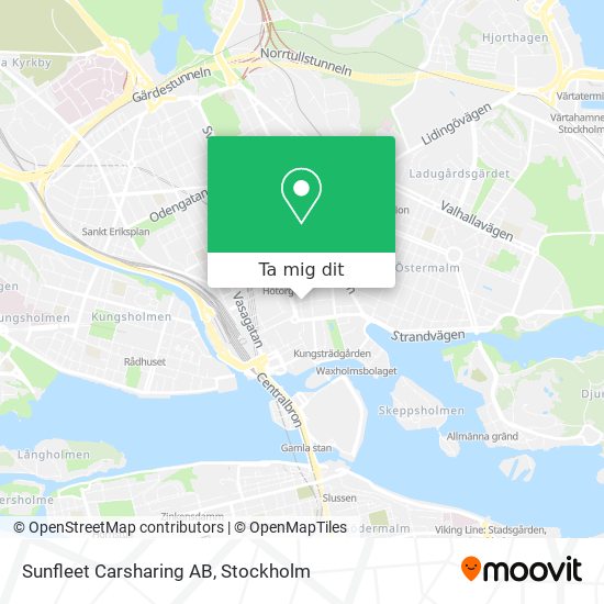 Sunfleet Carsharing AB karta