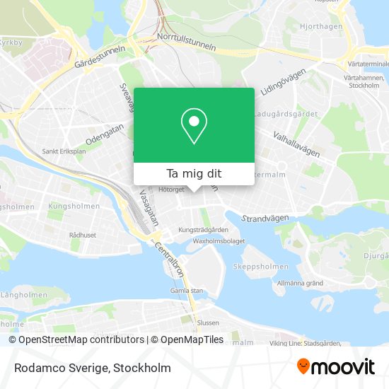 Rodamco Sverige karta