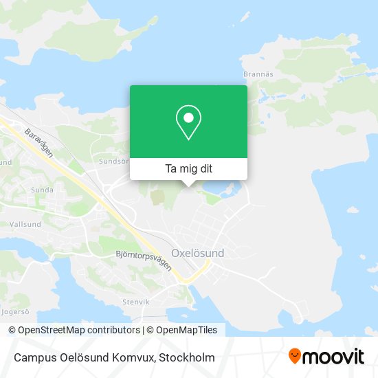 Campus Oelösund Komvux karta