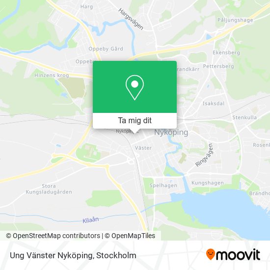 Ung Vänster Nyköping karta