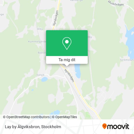 Lay by Älgviksbron karta