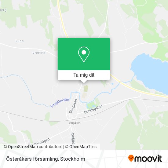 Österåkers församling karta