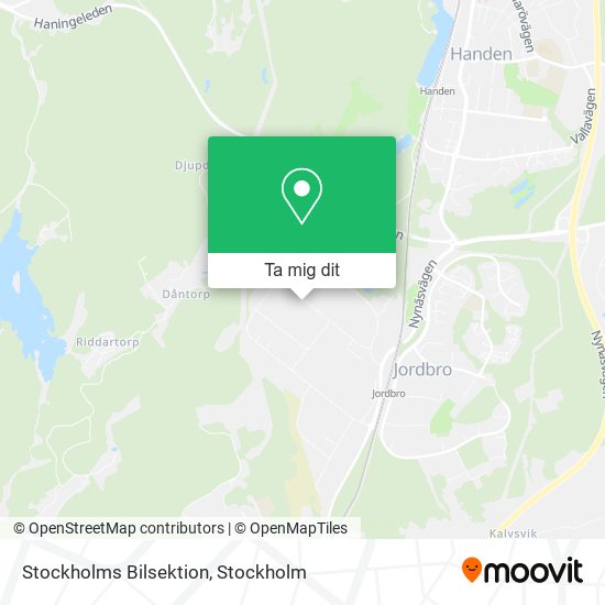 Stockholms Bilsektion karta