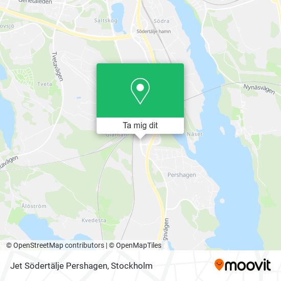 Jet Södertälje Pershagen karta