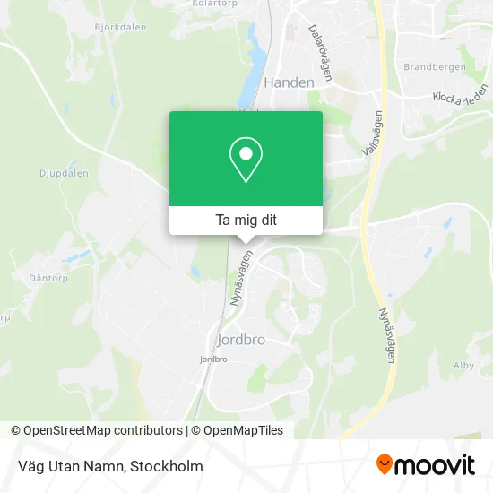 Väg Utan Namn karta