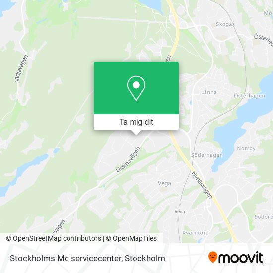 Stockholms Mc servicecenter karta