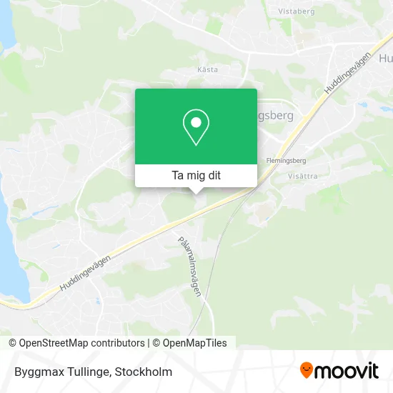 Byggmax Tullinge karta