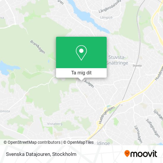 Svenska Datajouren karta