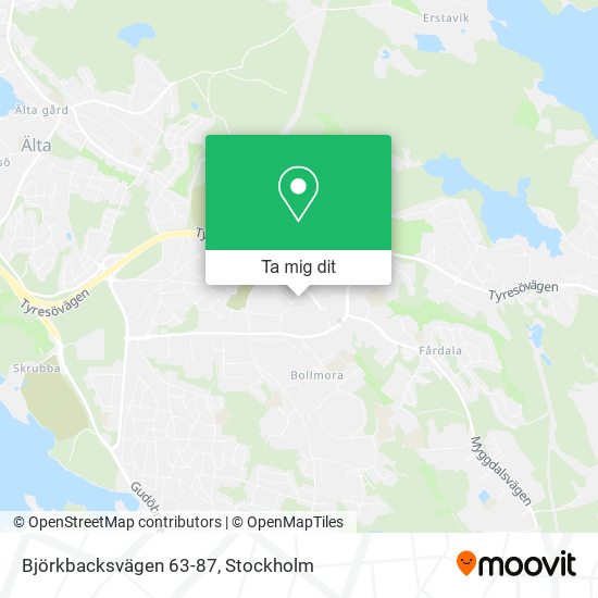 Björkbacksvägen 63-87 karta