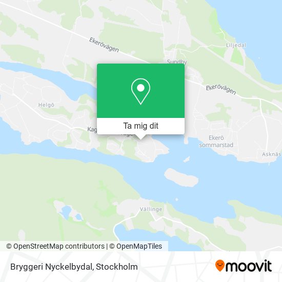 Bryggeri Nyckelbydal karta