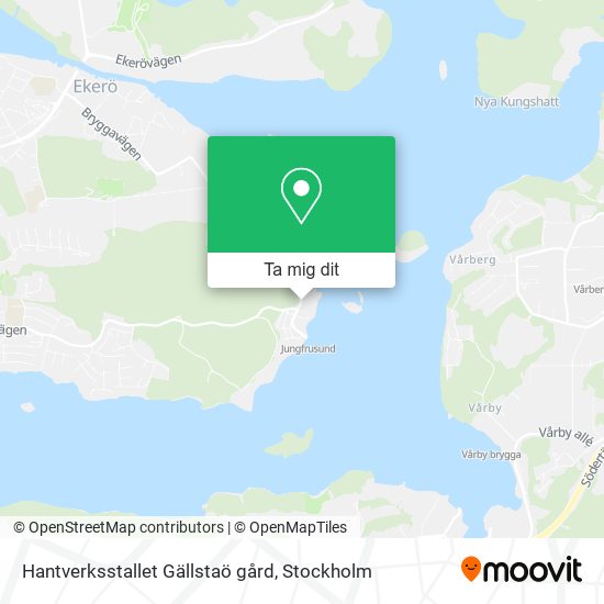 Hantverksstallet Gällstaö gård karta