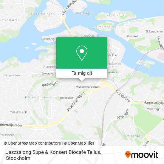 Jazzsalong Supé & Konsert Biocafé Tellus karta