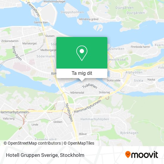 Hotell Gruppen Sverige karta