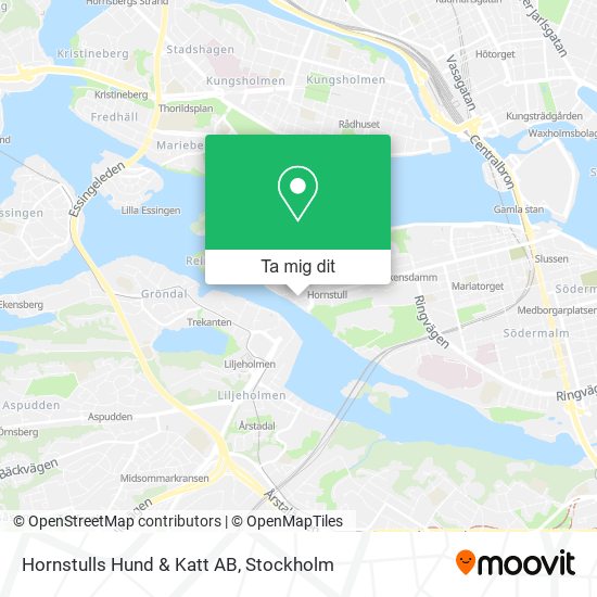 Hornstulls Hund & Katt AB karta