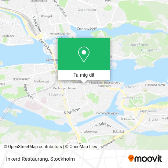 Inkerd Restaurang karta