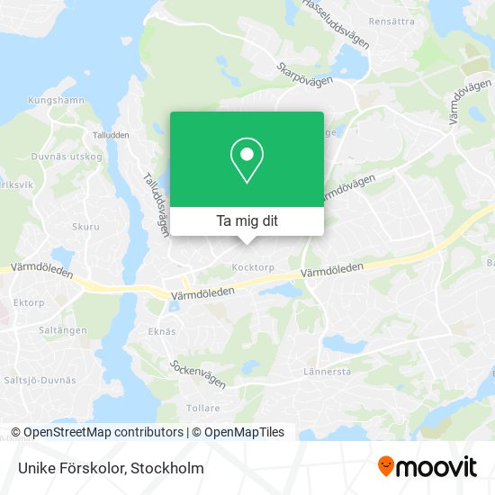 Unike Förskolor karta