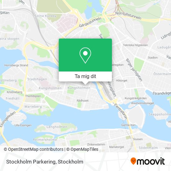 Stockholm Parkering karta