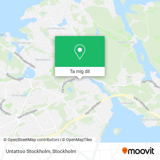 Untattoo Stockholm karta