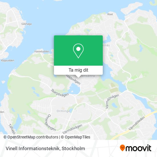 Vinell Informationsteknik karta