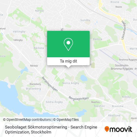 Seobolaget Sökmotoroptimering - Search Engine Optimization karta