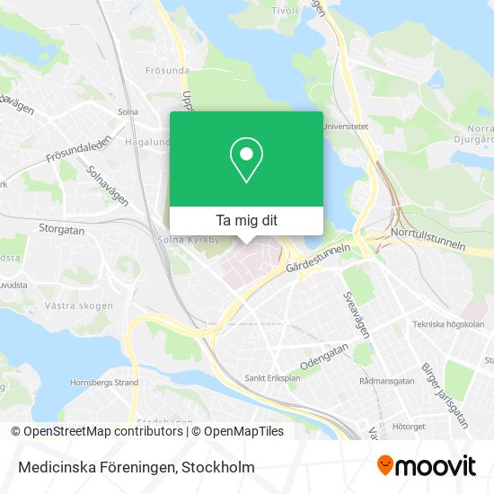 Medicinska Föreningen karta