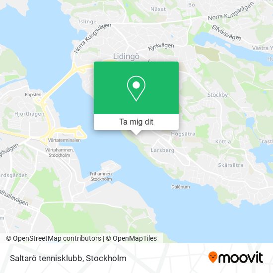 Saltarö tennisklubb karta