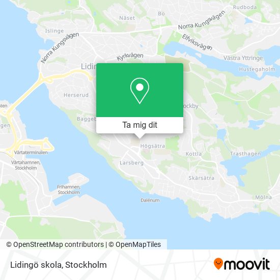 Lidingö skola karta