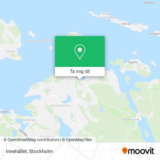 Innehållet karta