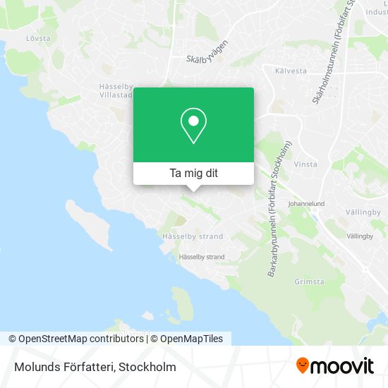 Molunds Författeri karta