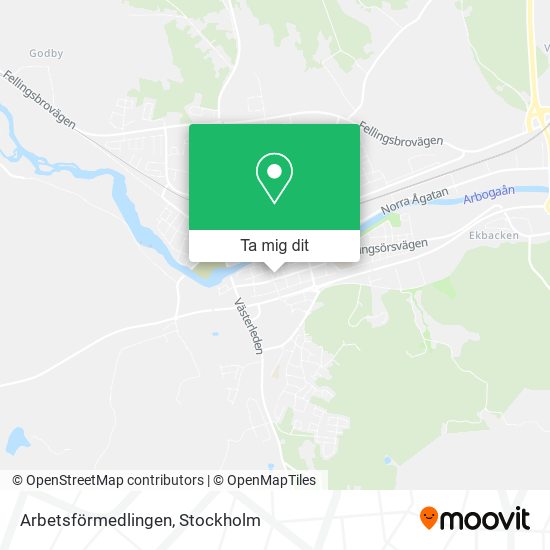 Arbetsförmedlingen karta