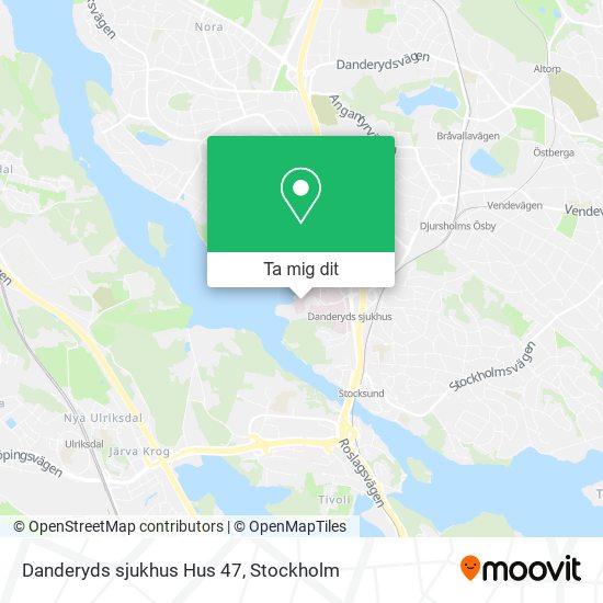 Danderyds sjukhus Hus 47 karta