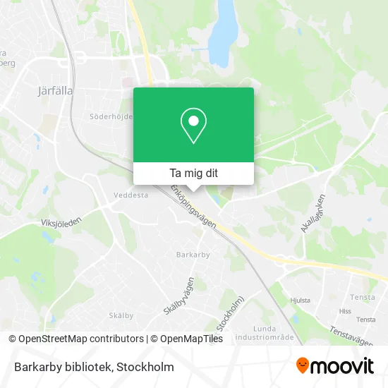 Barkarby bibliotek karta