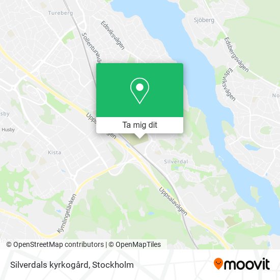 Silverdals kyrkogård karta