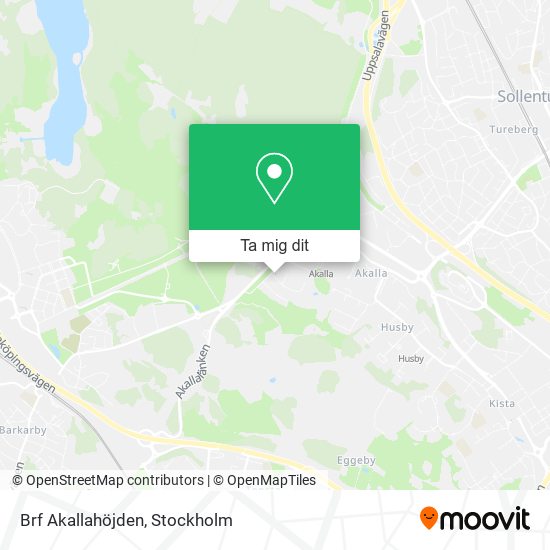 Brf Akallahöjden karta