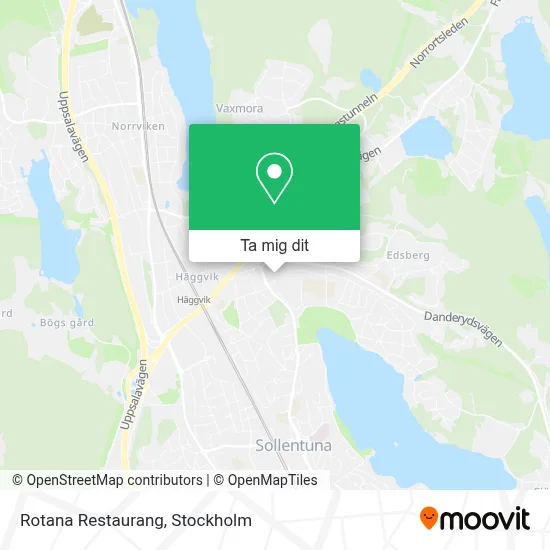 Rotana Restaurang karta