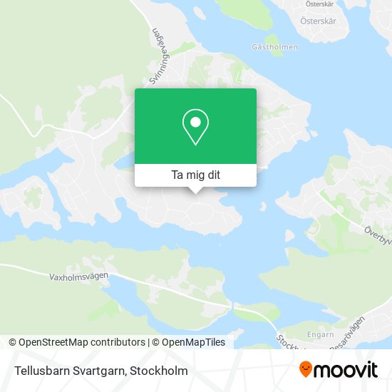 Tellusbarn Svartgarn karta