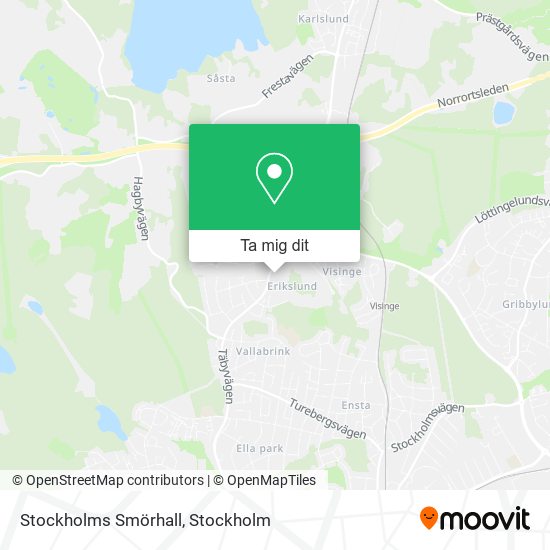 Stockholms Smörhall karta