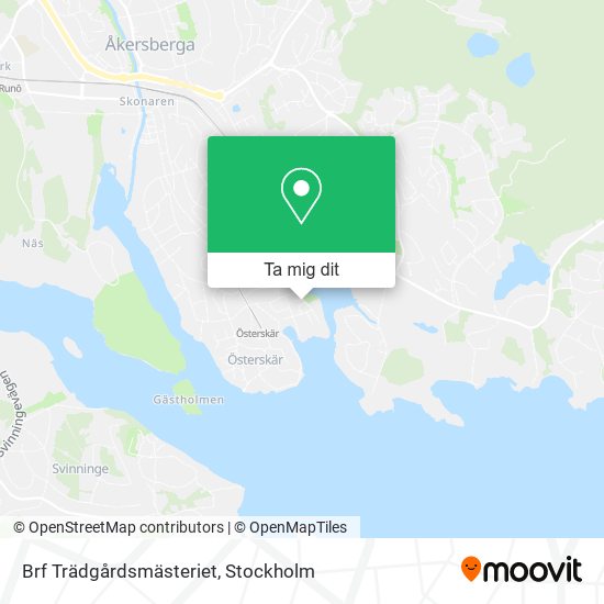 Brf Trädgårdsmästeriet karta