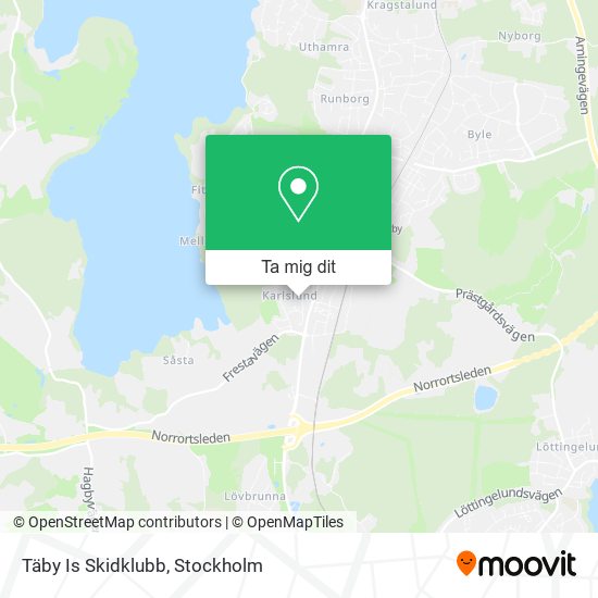 Täby Is Skidklubb karta