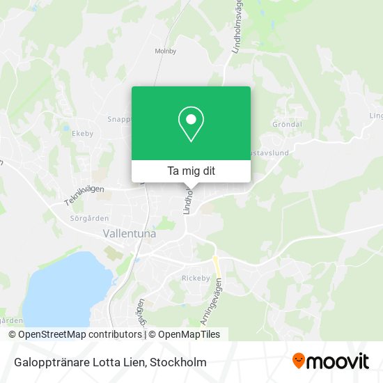 Galopptränare Lotta Lien karta