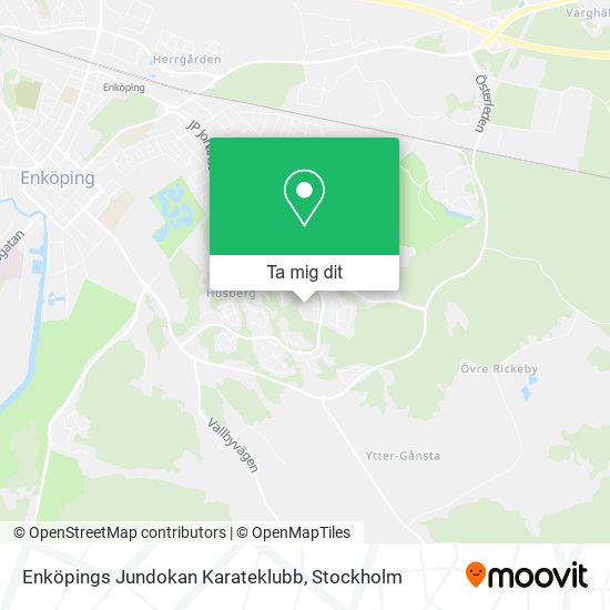 Enköpings Jundokan Karateklubb karta