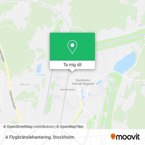 A Flygbränslehantering karta