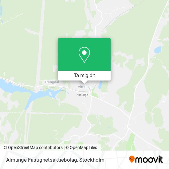 Almunge Fastighetsaktiebolag karta